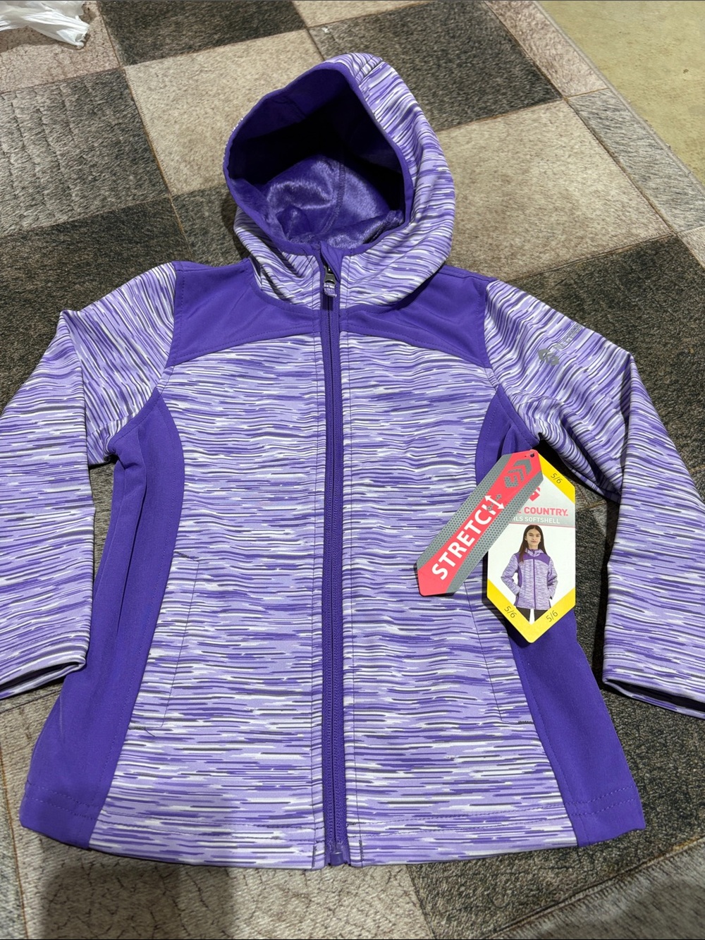 New free country girls, soft shell jacket